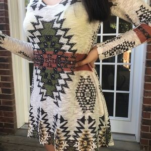 Spring long sleeve dress